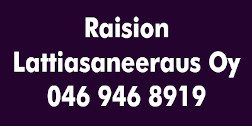 Raision Lattiasaneeraus Oy logo